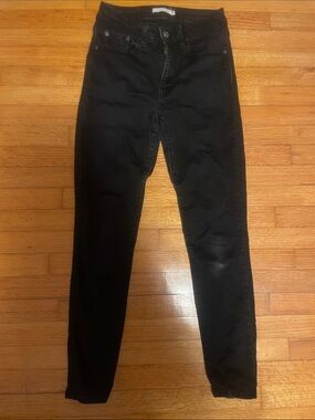 Levi's Black High-Rise Skinny Jeans